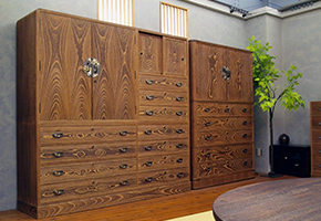 Okawa Chest Completely Made of Paulownia